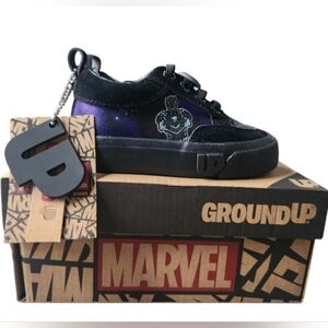 NWB Marvel Ground Up black panther low top sneakers super hero toddler size 6